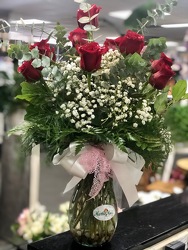 Dozen Red Roses from Martha Mae's Floral & Gifts in McDonough, GA