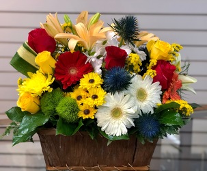 Elegant Remembrance Basket from Martha Mae's Floral & Gifts in McDonough, GA