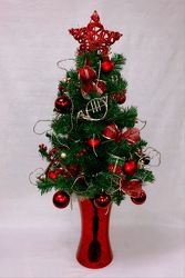 Faux Christmas Tree  from Martha Mae's Floral & Gifts in McDonough, GA