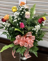 Stop & Smell the Rainbow of Roses from Martha Mae's Floral & Gifts in McDonough, GA
