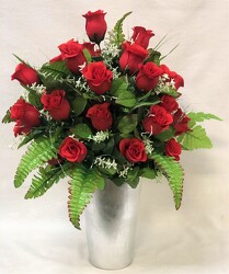 Red Roses Silk Arrangement  from Martha Mae's Floral & Gifts in McDonough, GA