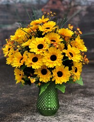 Sunflower Silk Bouquet from Martha Mae's Floral & Gifts in McDonough, GA