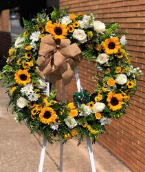 Follow the Sun Wreath from Martha Mae's Floral & Gifts in McDonough, GA